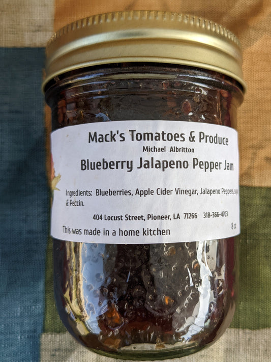 Blueberry Jalapeno Pepper Jam