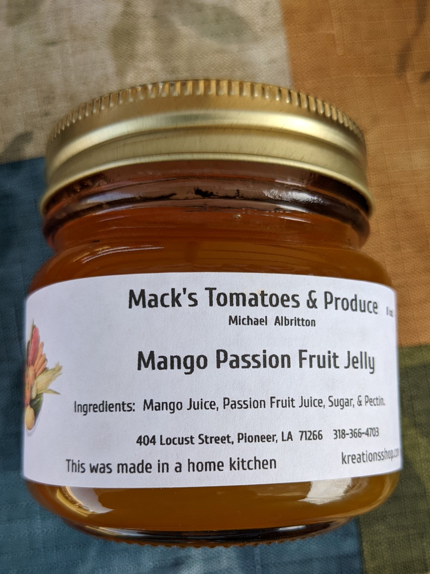 Mango Passionfruit Jelly